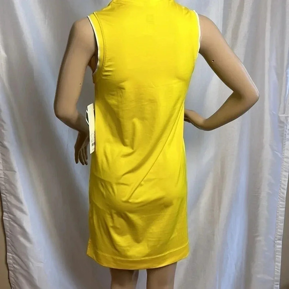 LOLE sport dress ,tennis dress Cross Court ,yellow, activewear, pickleball,NWT - Picture 2 of 13